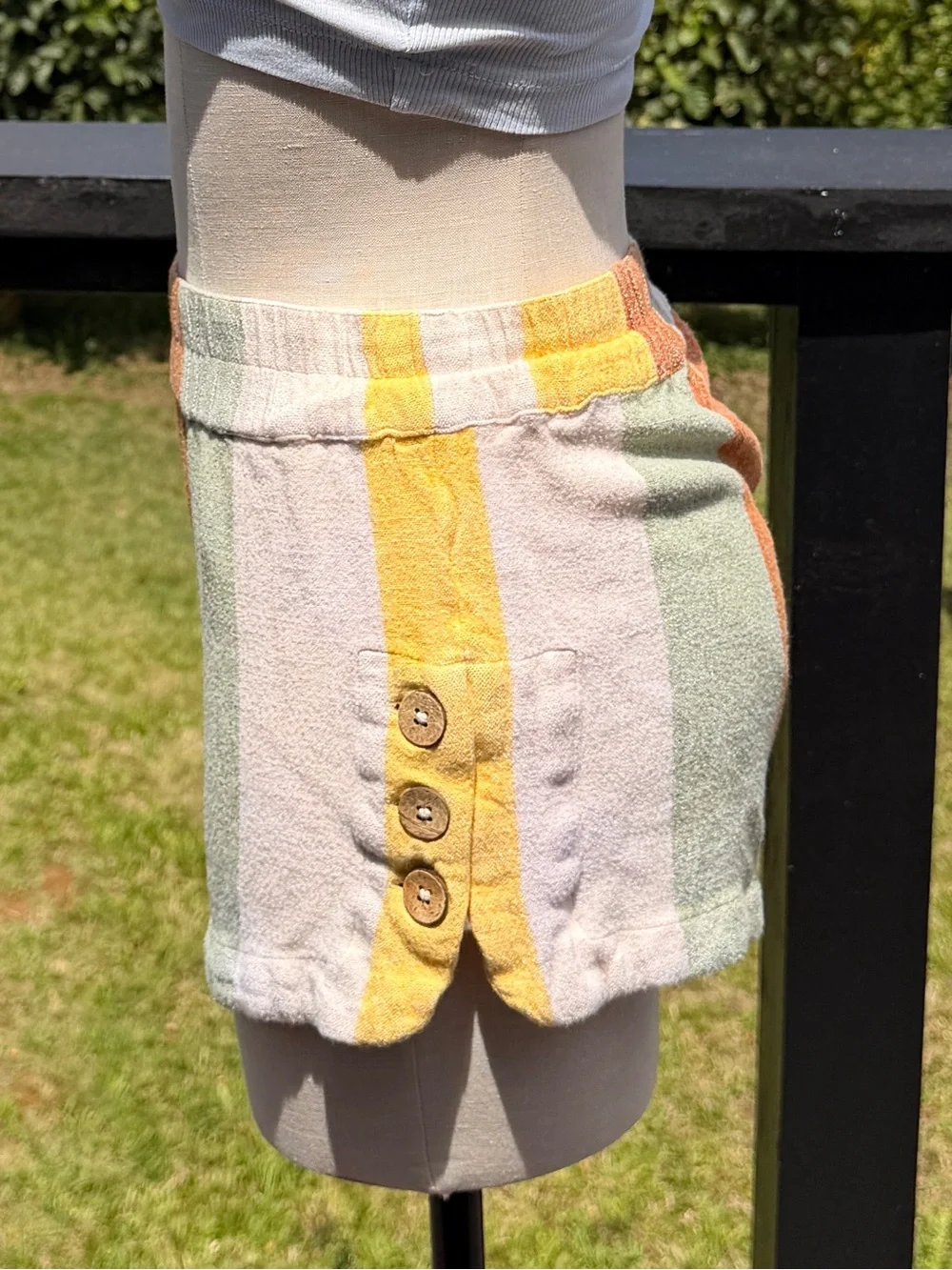RIP CURL TRIPPIN STRIPE WALKSHORT  Striped Terry Cloth Shorts Size Small